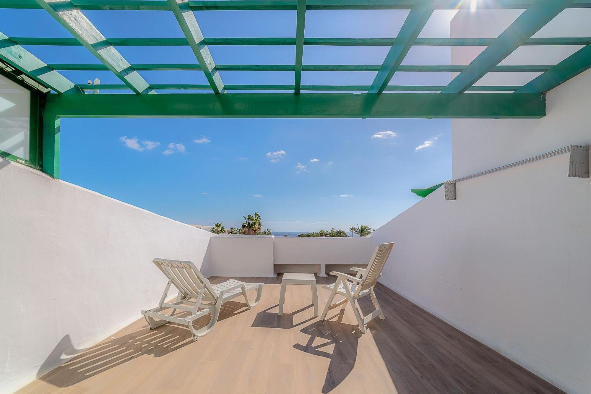 Fantastico Apartamento Con Terraza Y Vistas Al Mar Коста-Тегисе Экстерьер фото